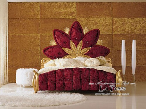 Letto piazza mezza barocco - letto,