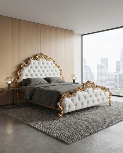 Letto matrimoniale barocco - matrimoniale,