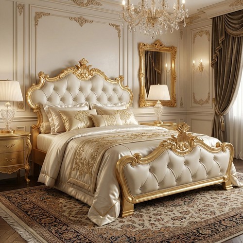 Letto matrimoniale barocco - matrimoniale,