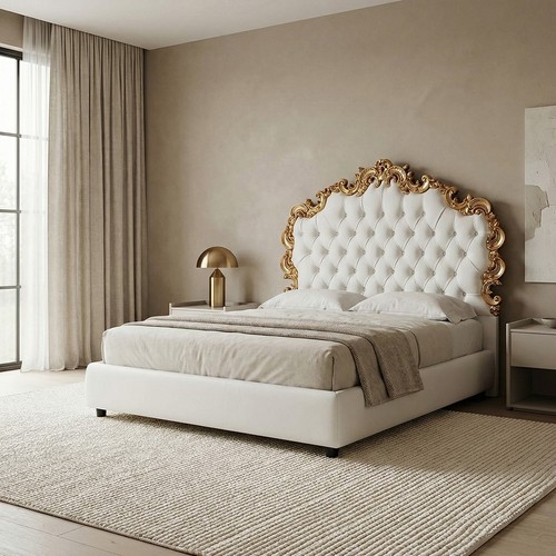 Letto matrimoniale barocco - letto,