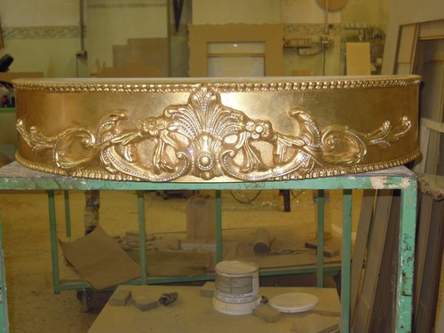 Baldacchino legno foglia - in,