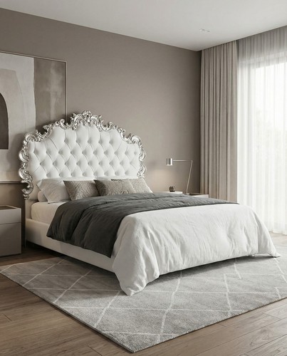 Letto matrimoniale barocco - letto,