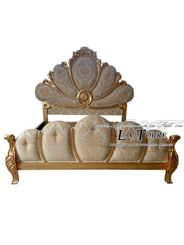 Letto matrimoniale barocco