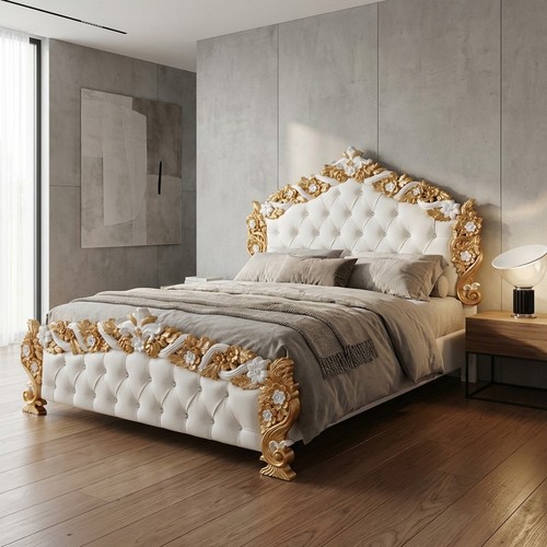 Letto matrimoniale barocco - matrimoniale,