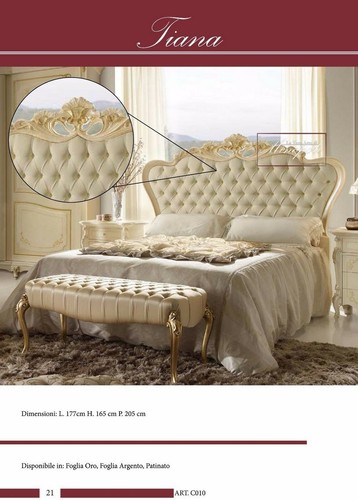 Letto matrimoniale barocco - matrimoniale,