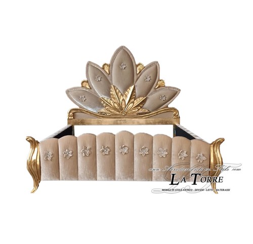 Letto matrimoniale barocco - letto,