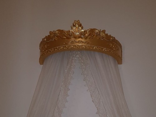 Baldacchino legno foglia - in,