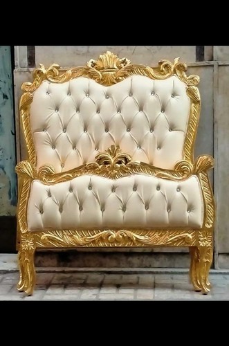 Letto legno foglia - in, con